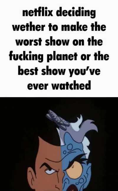 Choose the Bojack horseman pill or the Big mouth pill