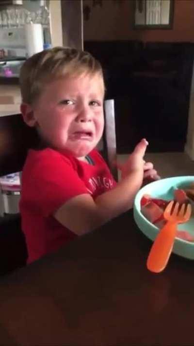 Shoulda used protection, kid.