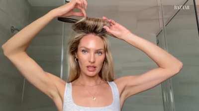 How Do I Achieve The Supermodel Swoop With Candice Swanepoel - Harper’s BAZAAR YouTube