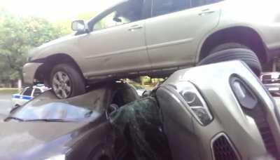 Playing Jenga with cars