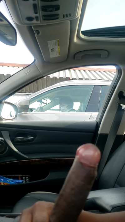 Caught jerking off by Asian milf