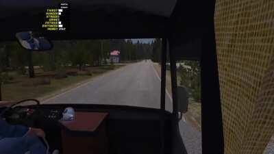 Bus driver doesn't care