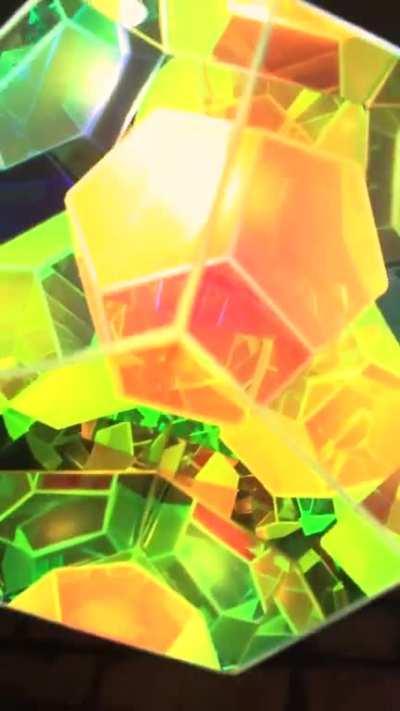 A new glass lamp I recently made.