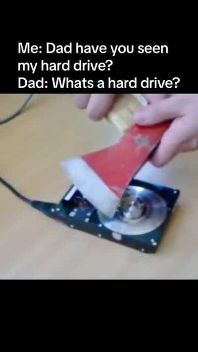 Data was literally scraped away