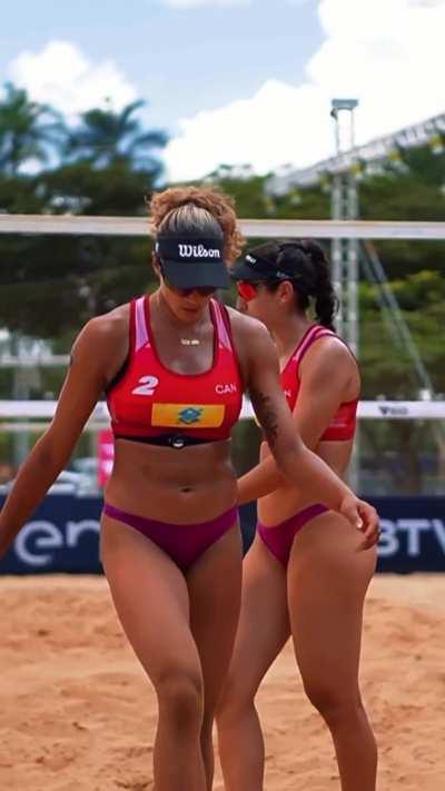Brandie Wilkerson and Melissa Humana-Paredes - Canadian beach volleyball players 