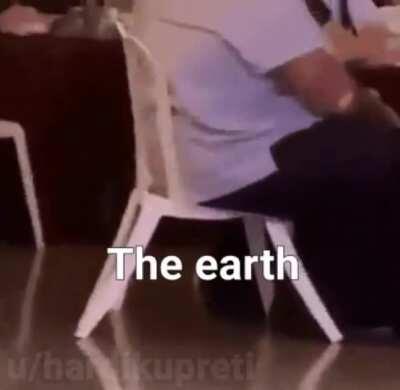 Legend says that God gave up. Your mom's too fat.