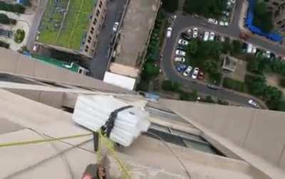 Installing an air conditioner in a high rise apartment