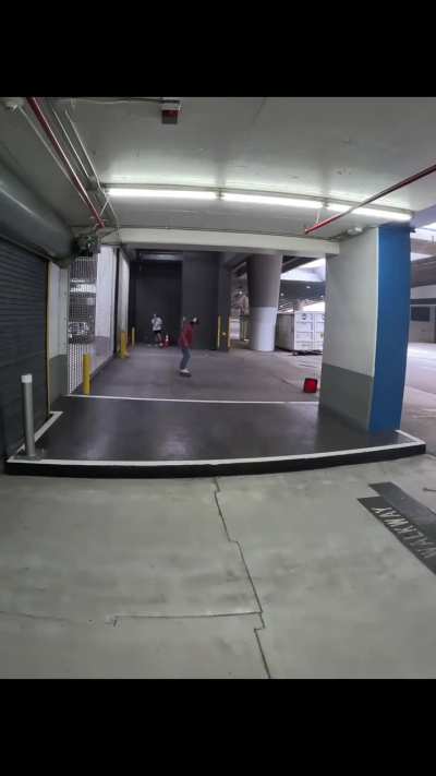 My First Flip/Manny! In the streets of Downtown LA, B4 Hellbomb