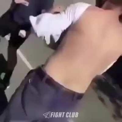 Homie refuses to stay down