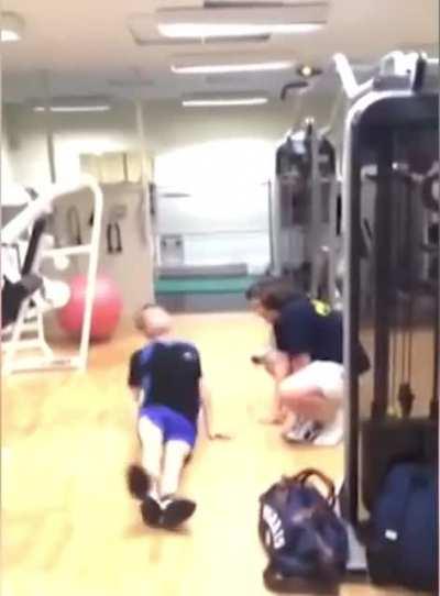 While pranking a friend