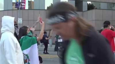 The People of Los Angeles forced ICE to barricade themselves inside the federal building until the LAPD could intervene.