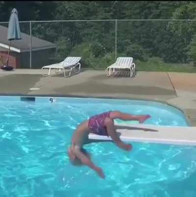 Diving Board:1 Kid:0