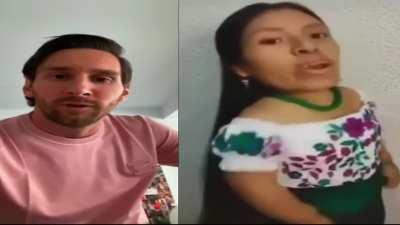 Para Elena te esta saludando nomas