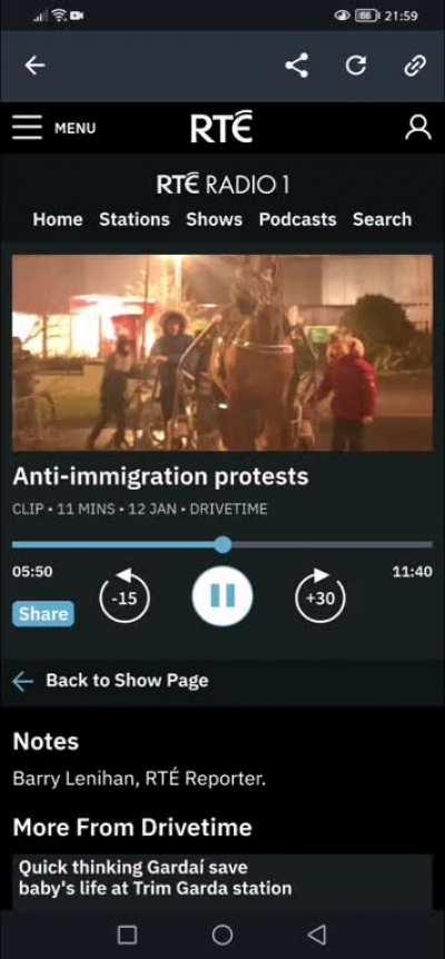 The country is full, please stop the Albinos and Americans from Georgia from flooding into Ireland...