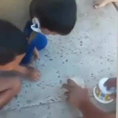 Old trick, but still funny