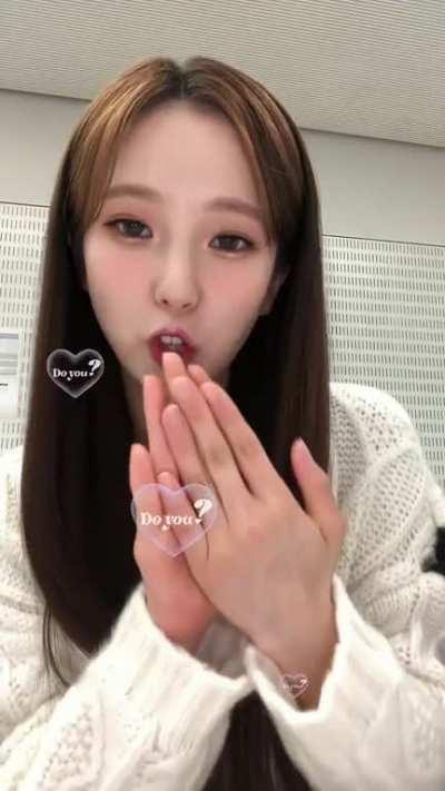 [230314] Yujin TikTok update: I do! Do you? Challenge🤍 #IdoDoyouchallenge [FLY-BY]