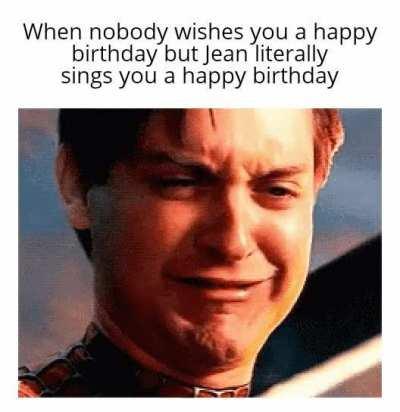 Thank you whoever added the birthday voice-overs