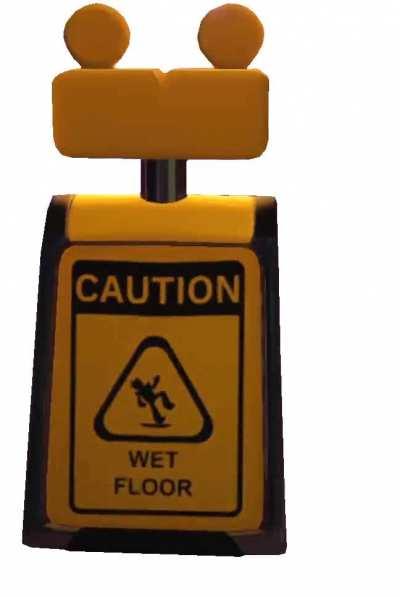 I made a transparent gif of the clean bot of fnaf security breach spinning like when you shoot him