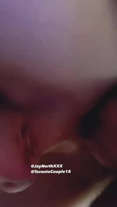 Letting my boyfriends buddy nut in me