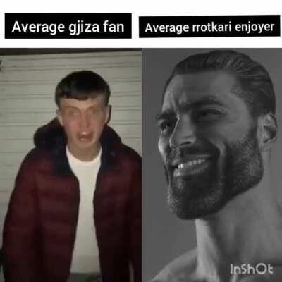 Imagjino tjesh gjiza fan