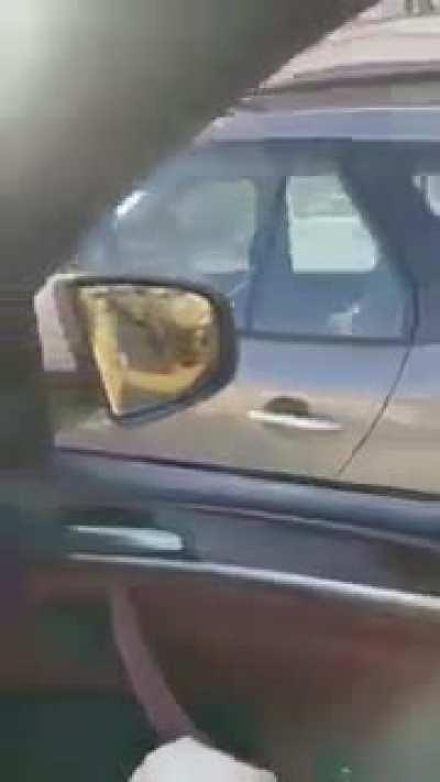 Young Chad taking friends for a ride