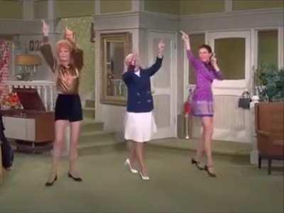 Lucille Ball dances 
