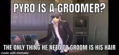 He really need a hair cut