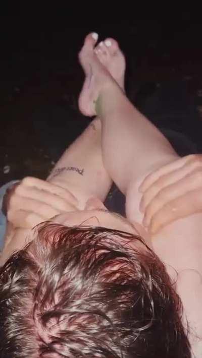 Beach Headscissor Pt. 2