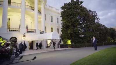 President Trump has returned!