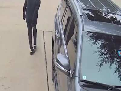Man just pops tires for no reason