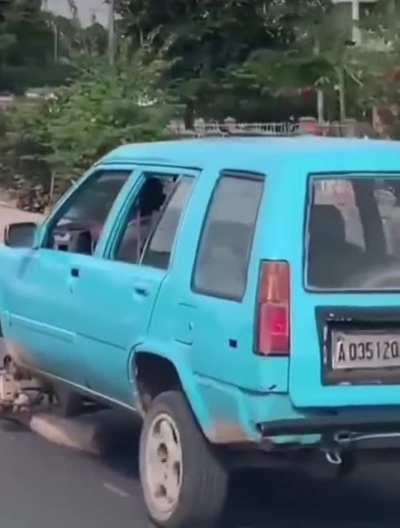 He can drive a stick