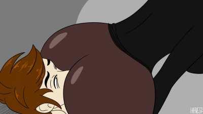 Girl farting face #6