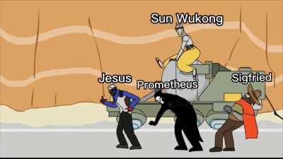 Zeus: Alright, Buddha is out, is there any other traitor that wants to fight fo Humanity?