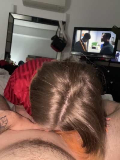 [OC] He wanted to watch TV but I had other plans 🍆🤤