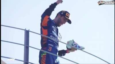 Daniel Ricciardo contesting the Iraq War