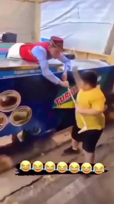 he is just doing his work.