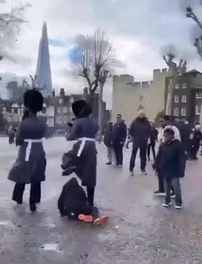 Make way for the Queen's Guard!