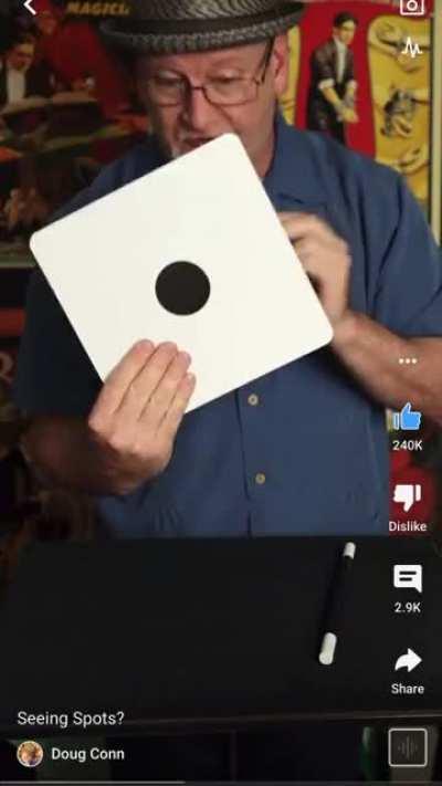 The best part is how explains how he does it, yet it still makes no sense