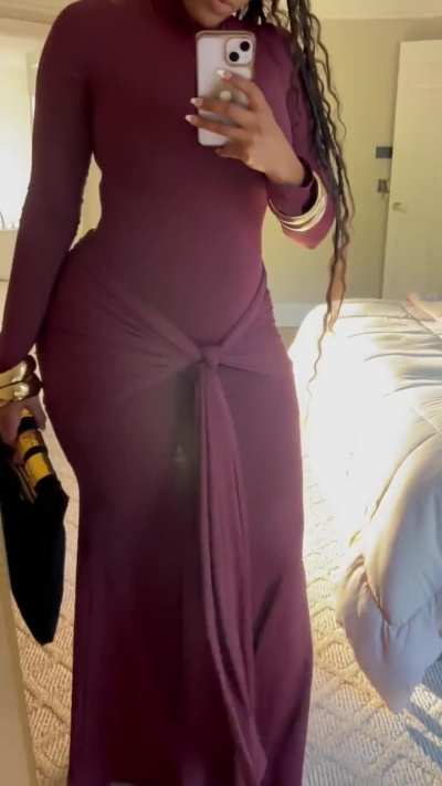 Maroon Dress