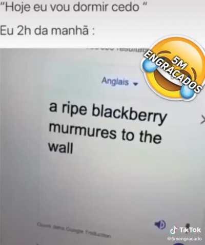 Eu as 3:30 da manhã