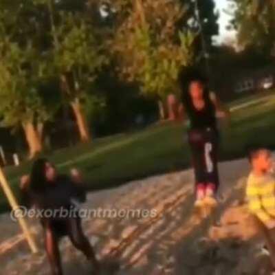 I was like, “this kid is lucky”. Then he got hit