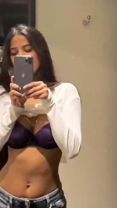 Teasing the goods...