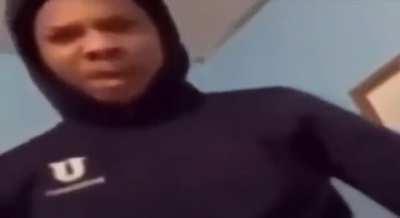 EATING A BURGER WIT NO HONEY MUSTARD