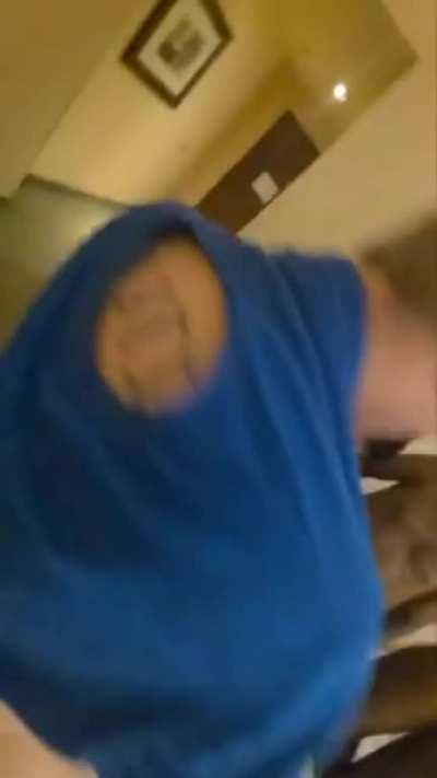 Real gangbang whore taking on hotel room ;)