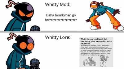 This shitty meme it's just an excuse to make Whitty sing that song