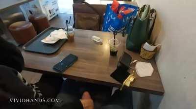 Sucking dick in the airport lounge