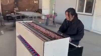 Introducing the runaway kebab pianist
