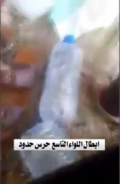 A Yemeni soldier sneaks in a Houthi trench and greets the Houthis before he eliminate them.
