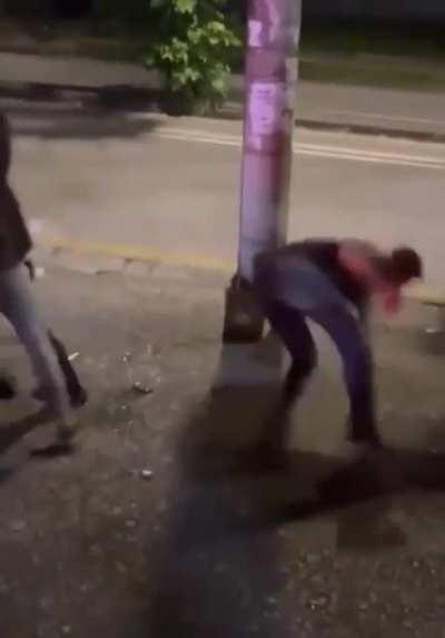 Man folds imaginary friend