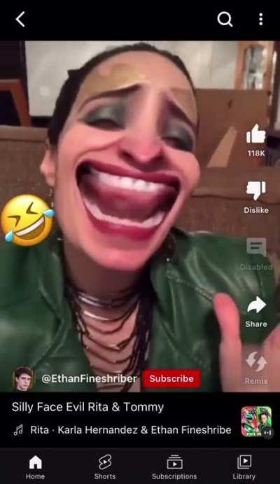 EVIL Rita 😱 Silley Face 🤪🤣